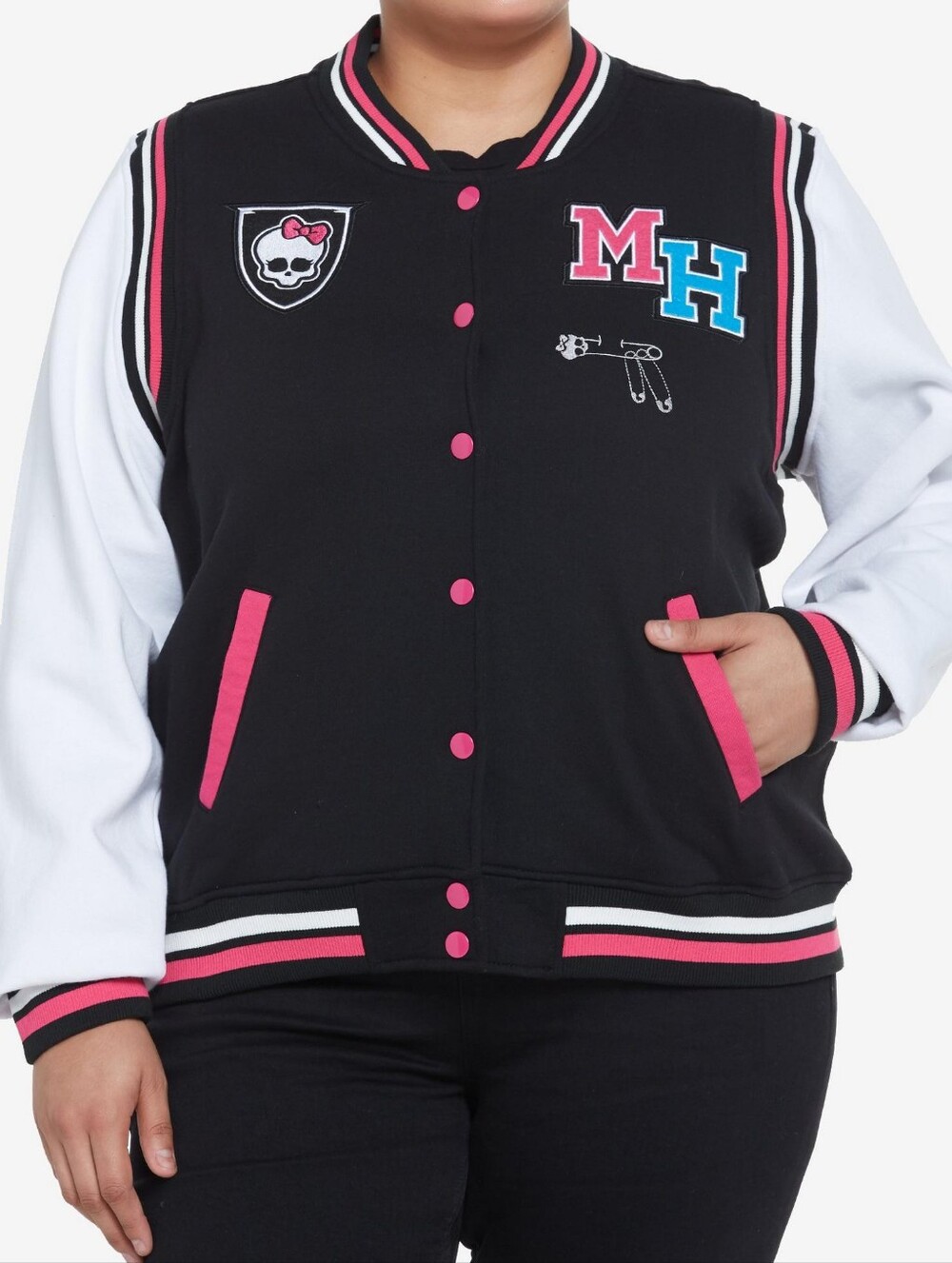 Monster High Alumni Girls Varsity Jacket PLUS SIZE